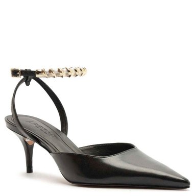 ZAPATOS DE VESTIR CUERO MUJER AREZZO NEGRO - 2