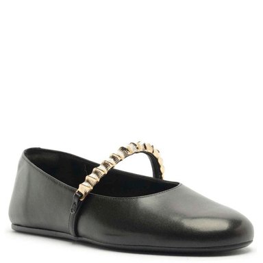 BALLERINAS CUERO MUJER AREZZO NEGRO - 2