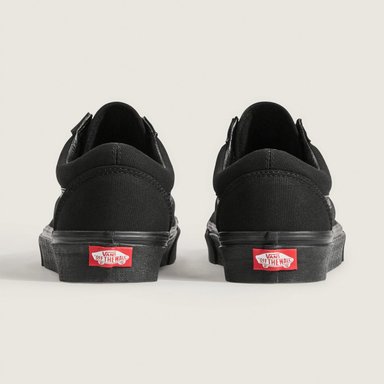 ZAPATILLAS MUJER VANS URBANAS NEGRO  UA OLD SK CUERO - 4