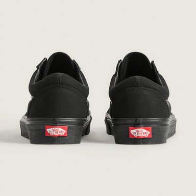 ZAPATILLAS MUJER VANS URBANAS NEGRO  UA OLD SK CUERO - 4