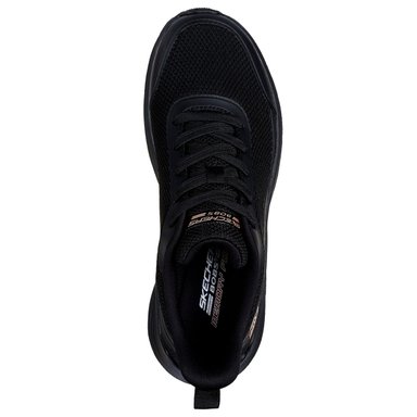 ZAPATILLAS MUJER SKECHERS URBANAS NEGRO BOBS SQUAD WAVES - 4