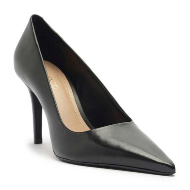 ZAPATOS DE VESTIR CUERO MUJER AREZZO NEGRO - 3