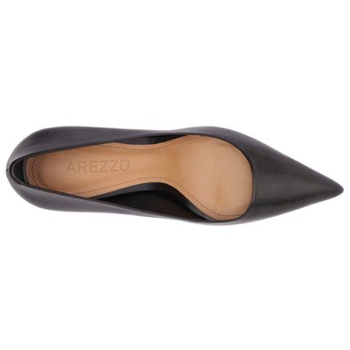 ZAPATOS DE VESTIR CUERO MUJER AREZZO NEGRO - 4
