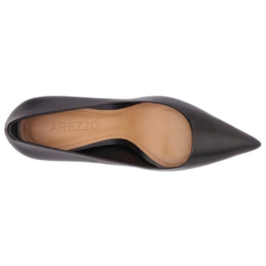 ZAPATOS DE VESTIR CUERO MUJER AREZZO NEGRO - 4