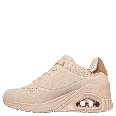 ZAPATILLAS MUJER SKECHERS URBANAS CREMA UNO WEDGE - 4