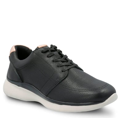 ZAPATILLAS DE CUERO MUJER HUSH-PUPPIES NEGRO GOSS - 2