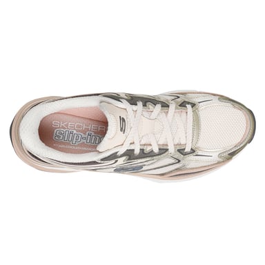 ZAPATILLAS MUJER SKECHERS URBANAS CREMA STAMINA SPORT - 4