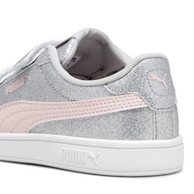 ZAPATILLAS UNISEX PUMA URBANAS PLATEADO SMASH 3.0 GLITZ GLAM V PS - 5