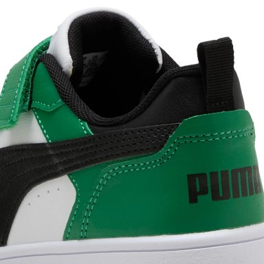 ZAPATILLAS NIÑO PUMA URBANAS VERDE PUMA REBOUND V6 LO AC+ PS - 6
