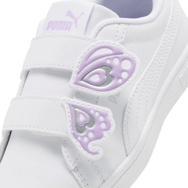 ZAPATILLAS NIÑA PUMA URBANAS BLANCO PUMA SMASH 3.0 BFLY V PS - 5