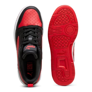 ZAPATILLAS NIÑO PUMA URBANAS NEGRO PUMA REBOUND V6 LO JR - 4
