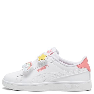 ZAPATILLAS NIÑA PUMA URBANAS BLANCO PUMA SMASH 3.0 BADGES V PS - 1