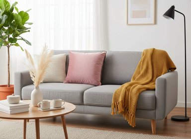 COJIN RIPLEY HOME VELVET PALO ROSA 45X45 CM - 3