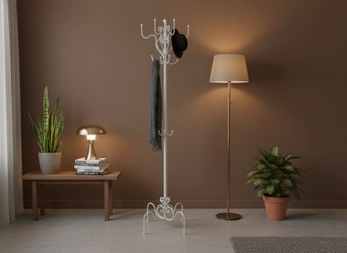 PERCHERO RIPLEY HOME JUVENIL METAL BLANCO 171 CM