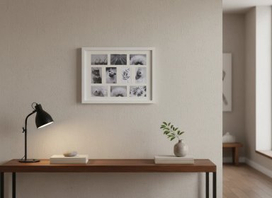 MARCO FOTO RIPLEY HOME MULTIFOTO X 10 UN BLANCO 50X65CM