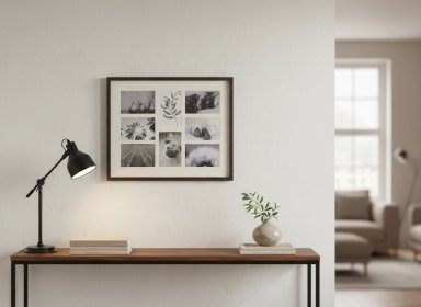 MARCO FOTO RIPLEY HOME MULTIFOTO X 8 UN NOGAL 43X53CM