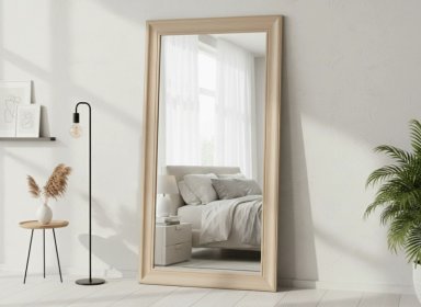 ESPEJO DE PIE RIPLEY HOME WASH RECTANGULAR MADERA 80X170 CM