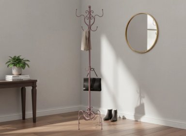 PERCHERO RIPLEY HOME JUVENIL ACERO ROSADO 171CM