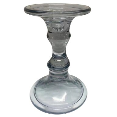 CANDELABRO RIPLEY HOME CDLR9 VIDRIO GRIS 18CM SMOKY
