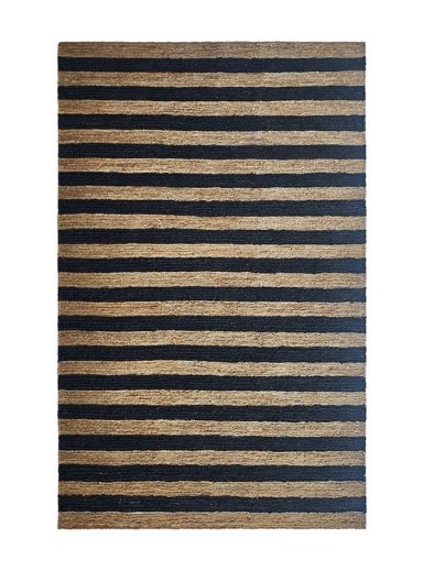 ALFOMBRA RIPLEY HOME RAYAS NEGRAS JUTE 170 X 240 CM - 2
