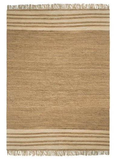 ALFOMBRA RIPLEY HOME RAYAS BLANCAS JUTE 170 X 240 CM - 2