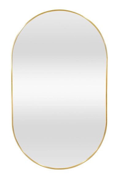 ESPEJO RIPLEY HOME OVALADO VIDRIO DORADO 60 X 100 CM - 2