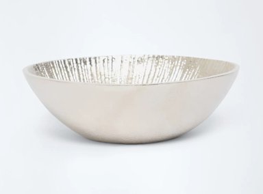 CENTRO DE MESA RIPLEY HOME OVALADO PLATA 20X8.5 CM