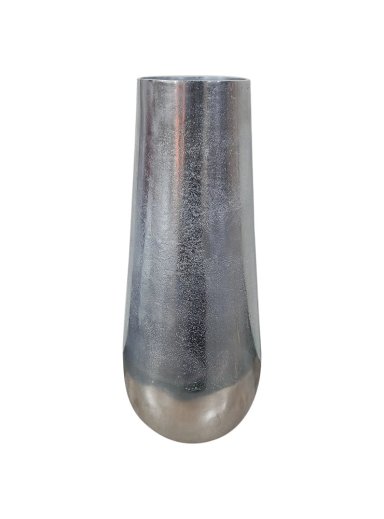 JARRÓN RIPLEY HOME  ALUMINIO PLATEADO