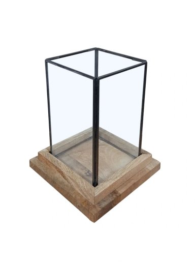 FAROL RIPLEY HOME STEEL MADERA NEGRO 20 CM - 5