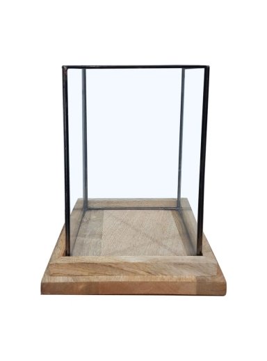 FAROL RIPLEY HOME STEEL MADERA NEGRO 25 CM - 3
