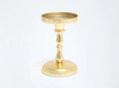 PORTAVELA RIPLEY HOME DORADO 18 CM