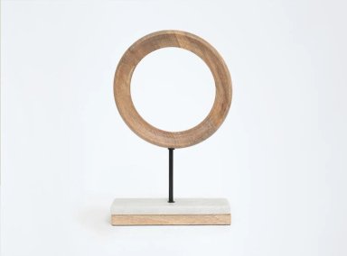 ADORNO MAISON LINETT ESCULTURA MADERA 41 CM