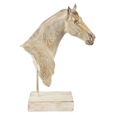 FIGURA MAISON LINETT CABEZA CABALLO 35 CM