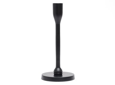 CANDELABRO MAISON LINETT ALUMINIO NEGRO 25 CM