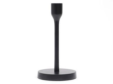 CANDELABRO MAISON LINETT ALUMINIO NEGRO 20 CM