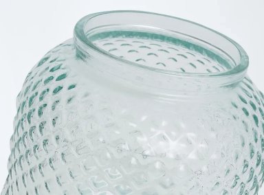 JARRON MAISON LINETT ROMBOS TRANSPARENTE M VIDRIO - 2