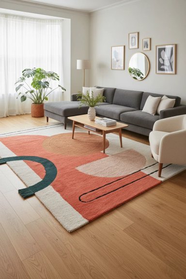 ALFOMBRA RIPLEY HOME FORMAS 160 X 235 CM ABSTRACTA - 3