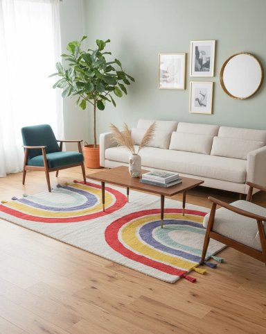 ALFOMBRA RIPLEY HOME ARCOS FLECOS 160 X 235 CM - 3