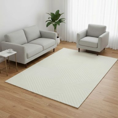 ALFOMBRA RIPLEY HOME LÍNEAS 300 X 200 CM LANA