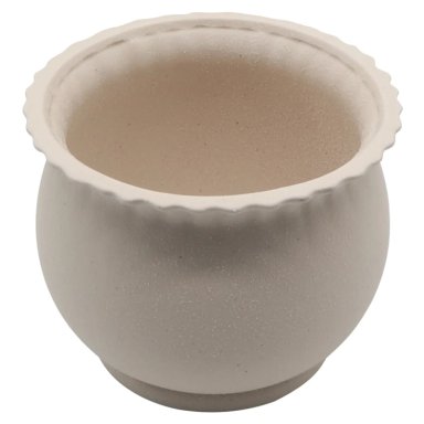 MACETA RIPLEY HOME GRIEGO BLANCO CERÁMICA 17 CM