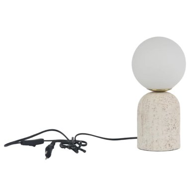 LÁMPARA DE MESA RIPLEY HOME WHITE WASH 15x15 CM - 4