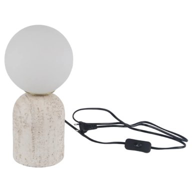 LÁMPARA DE MESA RIPLEY HOME WHITE WASH 15x15 CM - 6