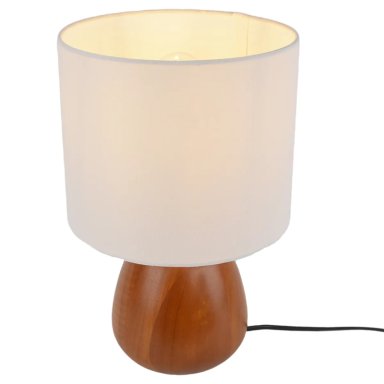 LÁMPARA DE MESA RIPLEY HOME GOTA MADERA 23X23 CM - 2