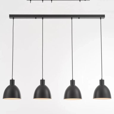 LÁMPARA DE TECHO RIPLEY HOME 4 FOCOS NEGRA 200X96 CM - 2