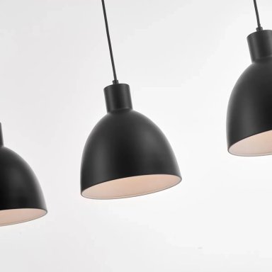 LÁMPARA DE TECHO RIPLEY HOME 4 FOCOS NEGRA 200X96 CM - 5