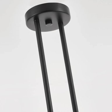 LÁMPARA DE TECHO RIPLEY HOME 2 FOCOS NEGRA 82X109 CM - 5