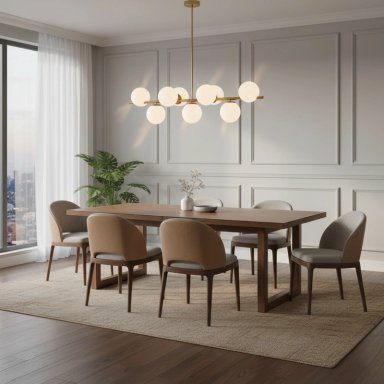 LÁMPARA DE TECHO RIPLEY HOME BOLA BLANCA 110X72 CM