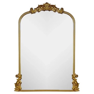 ESPEJO RIPLEY HOME BORDE ROMANTICO 114X86 CM DORADO - 2