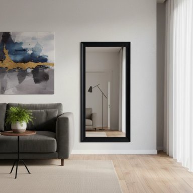 ESPEJO RIPLEY HOME PIE MARCO 60X150 CM NEGRO