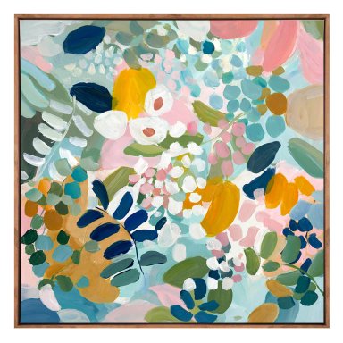 CUADRO RIPLEY HOME FLORES ABSTRACTAS 80 X 80 CM - 2